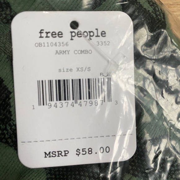 W/tag Free People Square Good Karma Bra - Picture 6 of 7